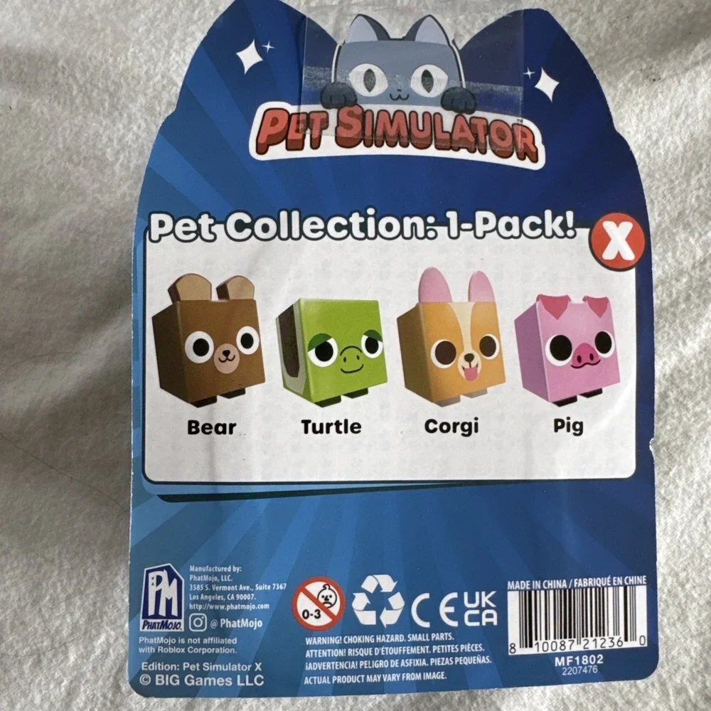 3 Pet Simulator X Mystery 1PK X 3 Pet Simulator X Mystery Pets NEW Never Opened